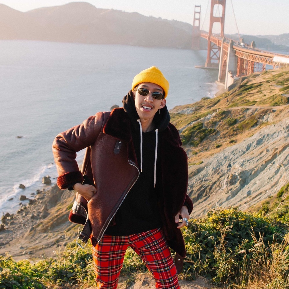 Faux Shearling Biker Jacket